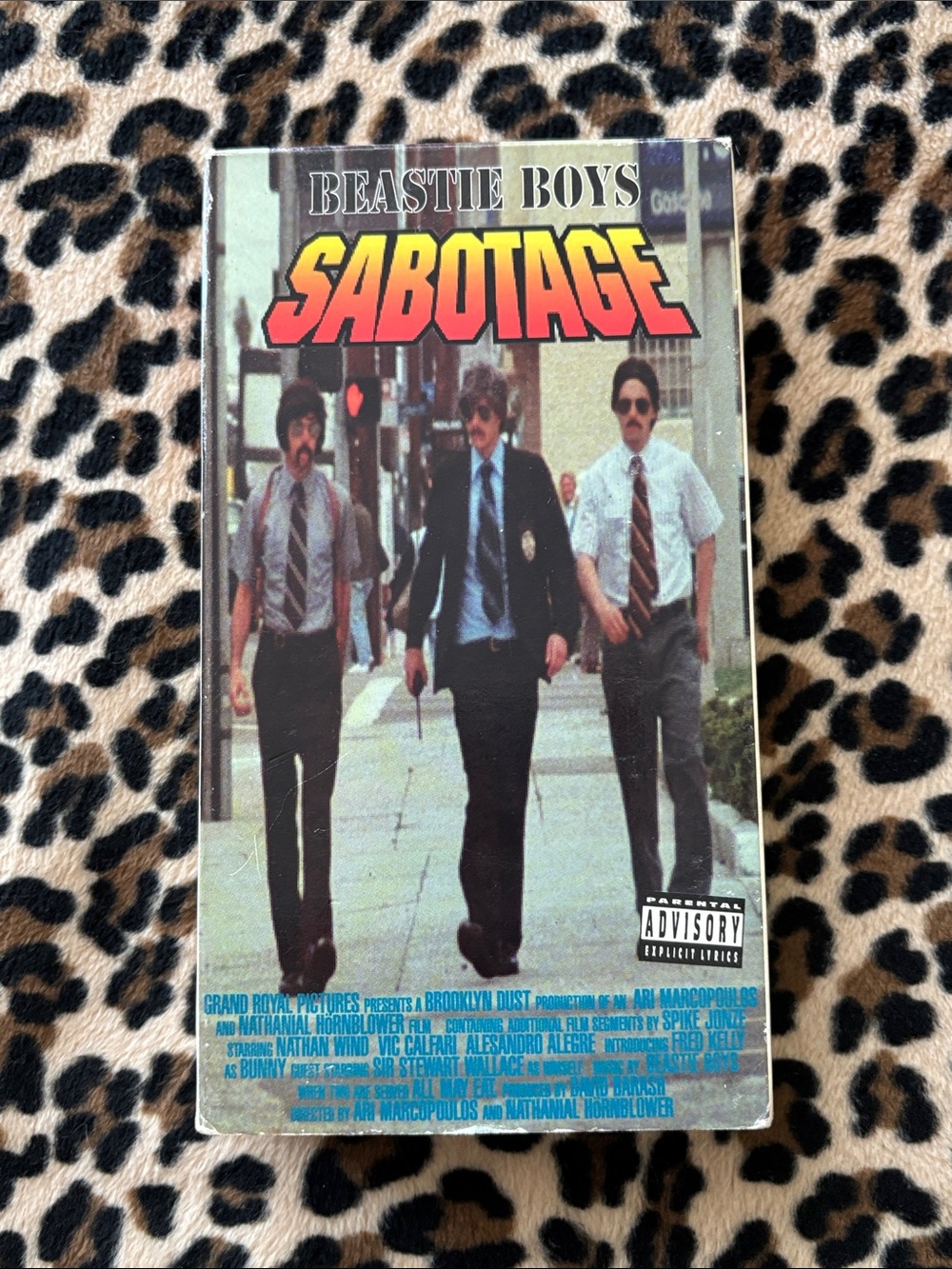 1994 BEASTIE BOYS 🎤 Sabotage VHS Tape Music NYC 90s Rap Rock Hip Hop Def Jam